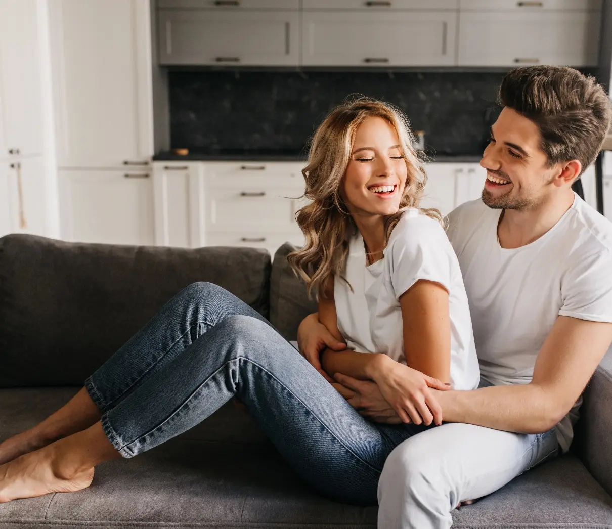 The benefits of hcg combined with TRT at Urban TRT testosterone clinic. Happy couple. Order home Blood Test for low testosterone UK Graphic Urban TRT Online TRT Clinic